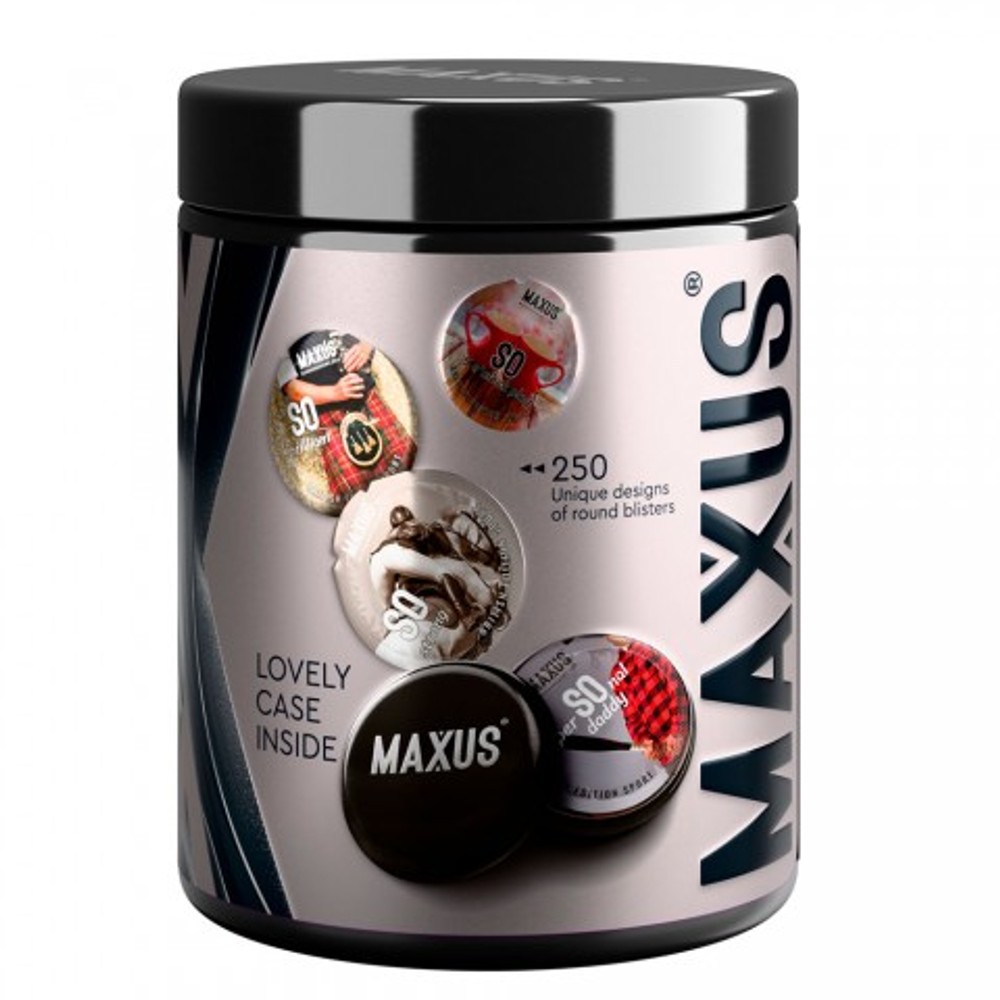 Презервативы MAXUS Extra Strong, утолщенные, черные, 15 шт