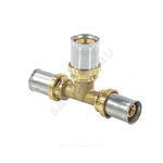 Тройник переходной для МП/PE-X труб латунь пресс Дн 20х16х16 RM151 Giacomini RM151Y063