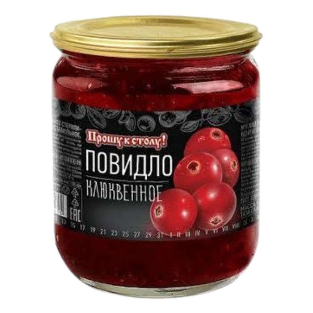 Джем клюквенный (1000 г ведро п/э)