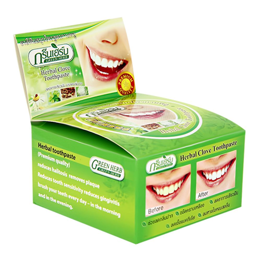 Зубная паста Green Herb Растительная, 25 гр