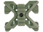 Адаптер Молле под кобуру с вращаемой планкой Picatinny, зеленый, Fab Defense
