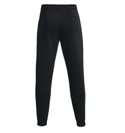 Мужские теннисные брюки Under Armour Men's UA Essential Fleece Joggers - black/white
