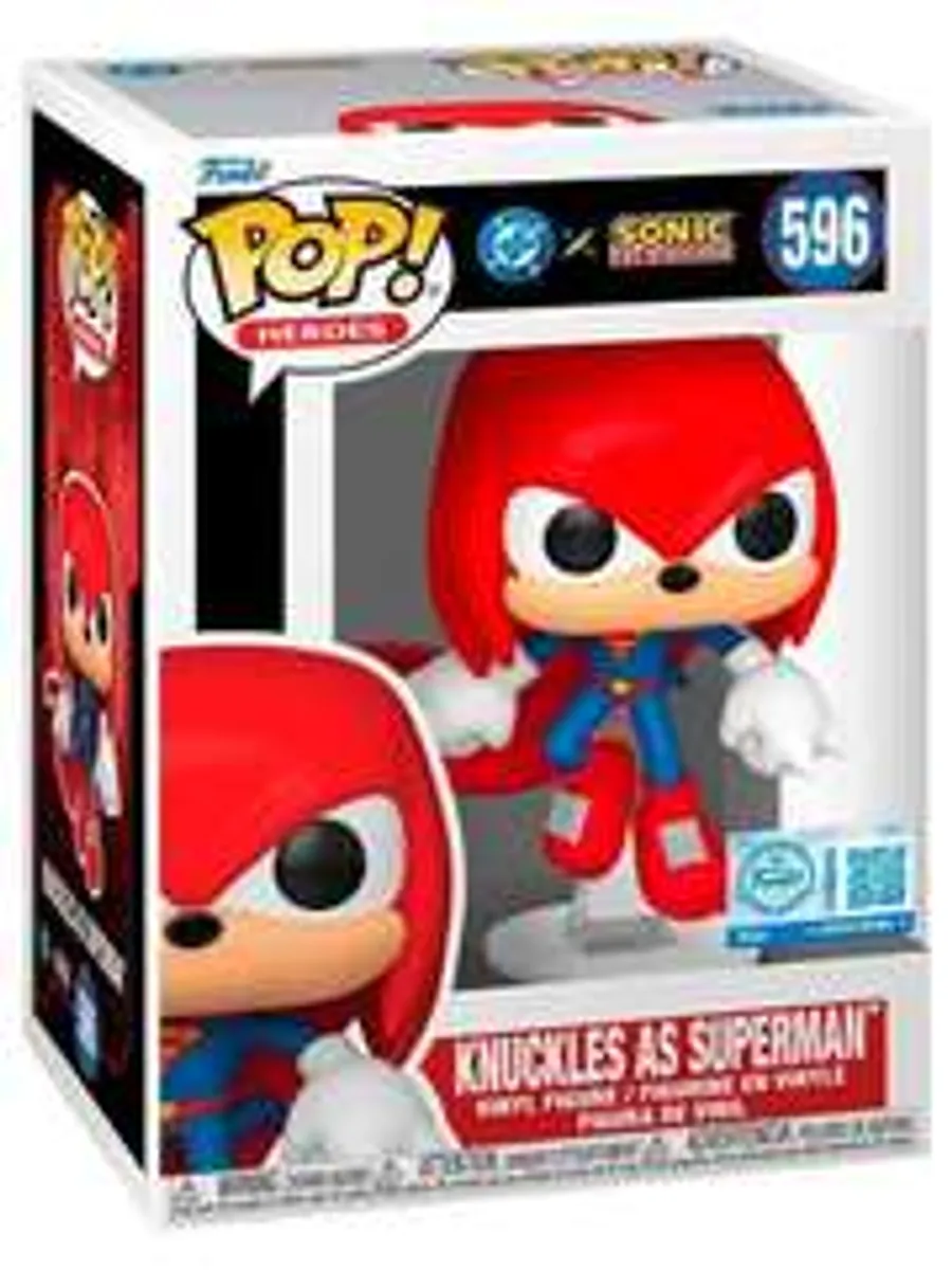 Funko POP! DC х Sonic the Hedgehog: Knuckles as Superman (596)