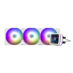 Система водяного охлаждения Zalman Alpha2 DS A36, 360mm, ARGB, LCD, white