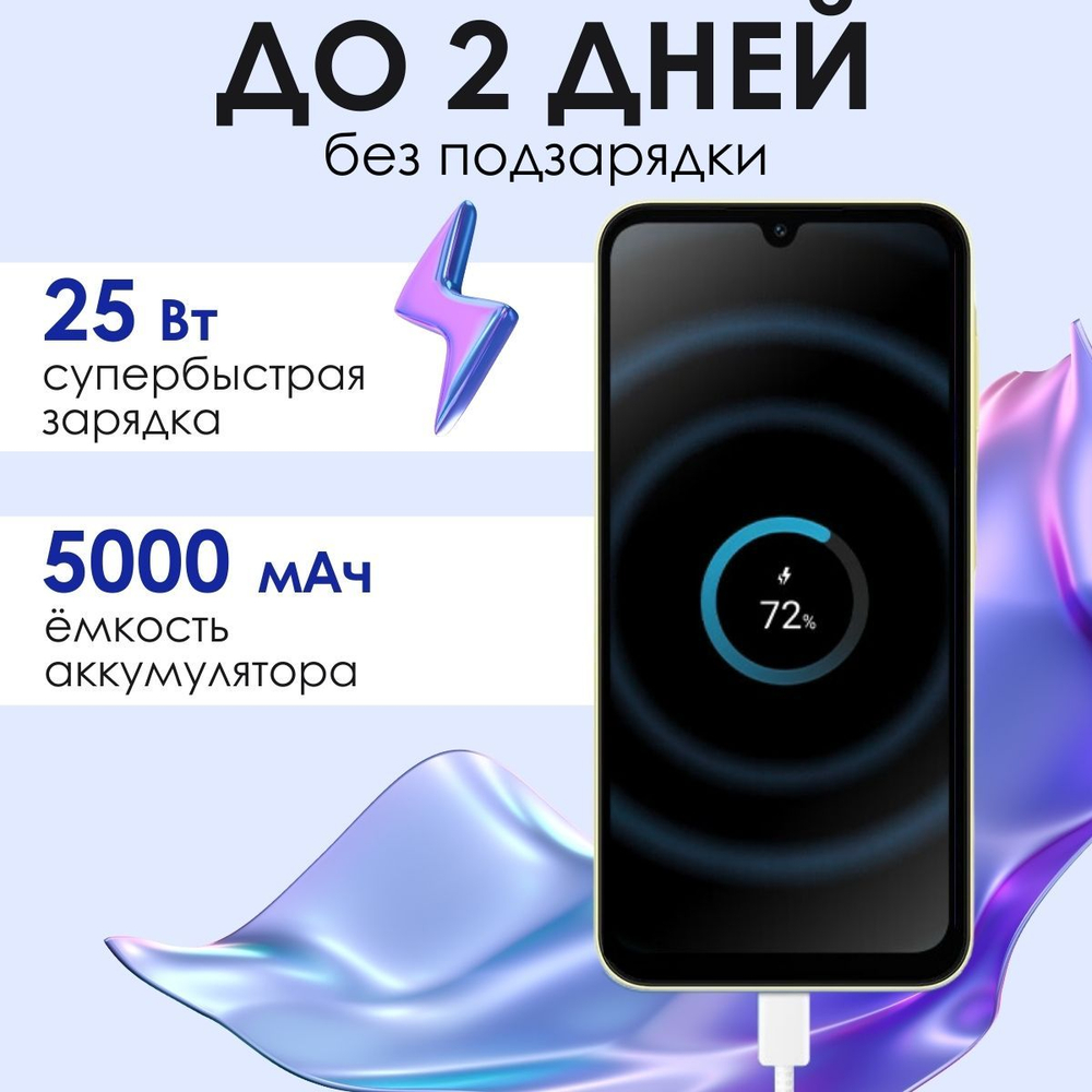 Восстановленный cмартфон Samsung Galaxy A15 4/128 GB, SM-A155F, yellow