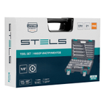 Набор инструментов, 1/2", CrV, пластиковый кейс 31 предмет Stels