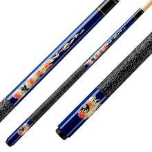 Кий для пула 2-pc "Kids Classic Flames CF-01" (синий) 123 см с оплеткой ирландский лен