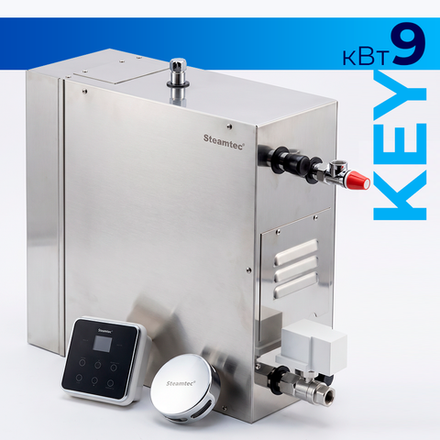 Steamtec TOLO KEY 90 - 9кВт (ВЛАГОСТОЙКИЙ модуль управления), парогенератор для хамама и турецкой бани