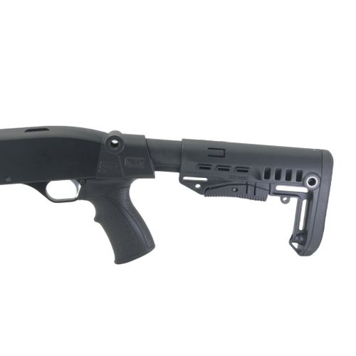 Телескопический приклад DLG Tactical на Бекас к.12, к.16, черный (арт.DLG9107)
