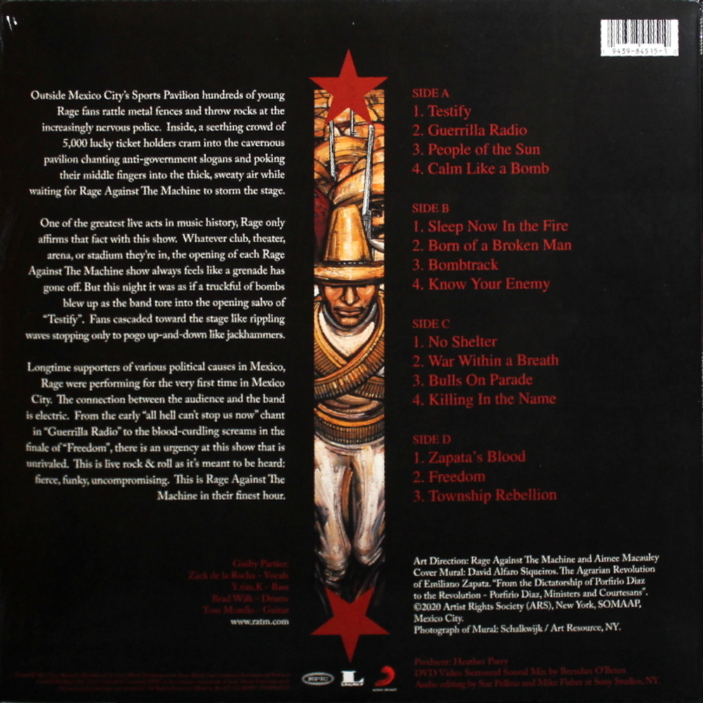 Rage Against The Machine / The Battle Of Mexico City (Limited Edition)(Coloured Vinyl)(2LP)