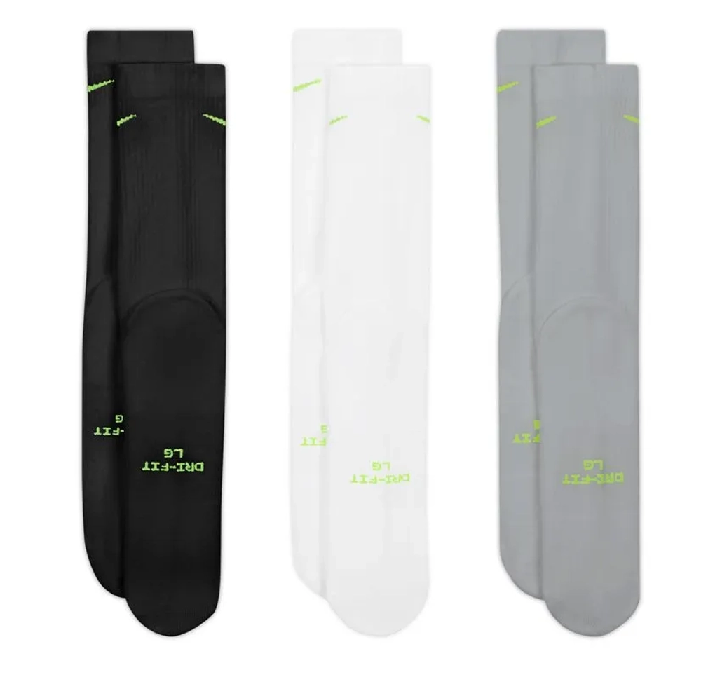 Теннисные носки Nike Everyday Elevated Crew 3P - multicolor