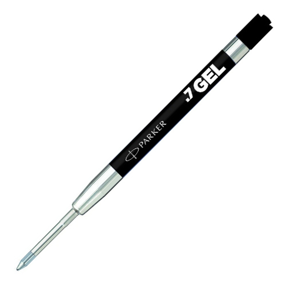 Parker Стержень для шариковой ручки (гелевый), M, черный, 2 шт