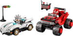 Конструктор LEGO Sonic the Hedgehog 77118 Silver's Car vs. Knuckles' Monster Truck
