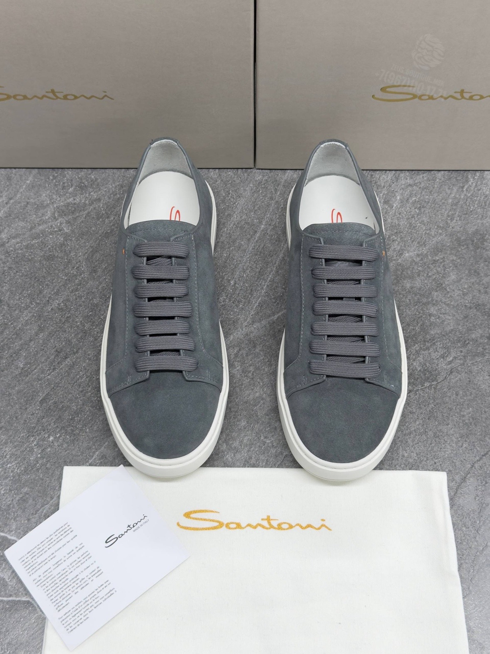Кроссовки Santoni Cleanic