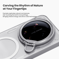 Чехол тонированный с MagSafe на Xiaomi 17 Ultra, серия Iceblade Prop Magnetic (версия с прозрачной крышкой объектива) от Nillkin