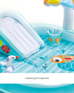 Игр.центр Аллигатор 201х170х84 (Intex )