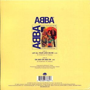 ABBA / Lay All Your Love On Me + On And On And On (Picture Disc)(7" Vinyl Single)