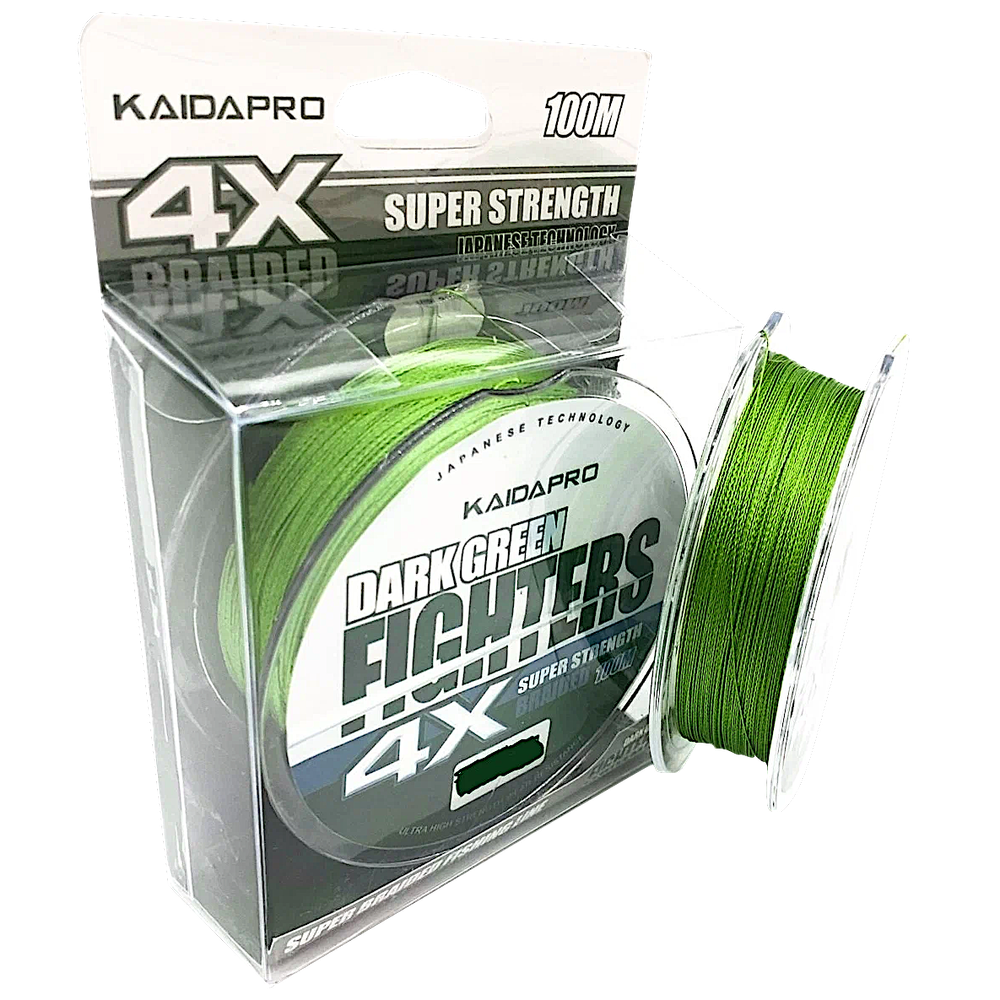 Шнур Kaida Fighters 4X PX402 100м Dark Green -
