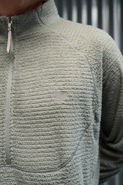 Лонгслив Nothomme Blue P-down Lightweight Half-zip Longsleeve "Usnea Green"