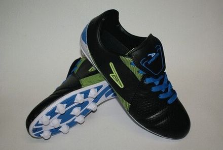 Футбольные бутсы с круглыми  шипами SPRINTER BLACK :AX7309-45