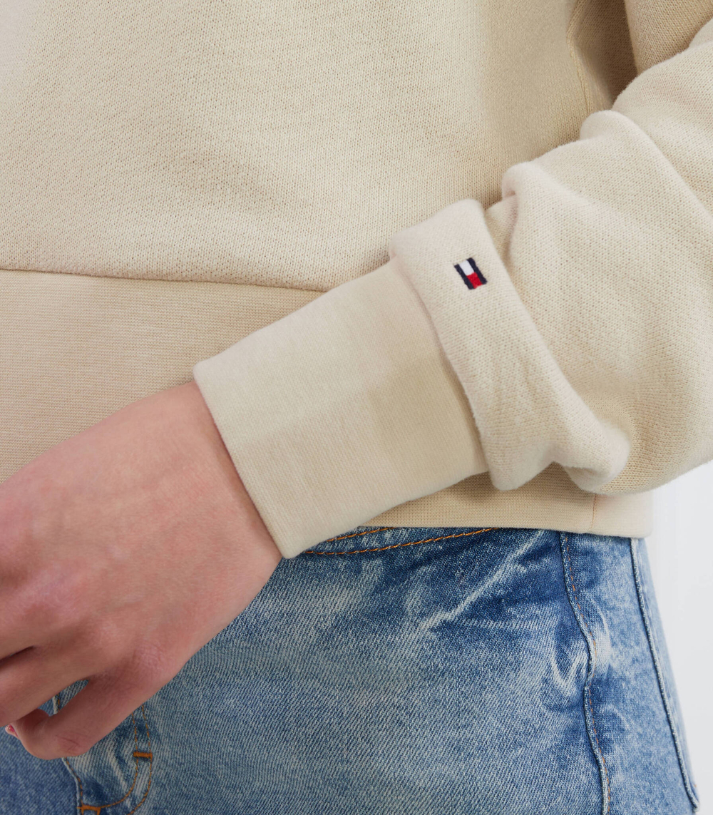 Худи 1985 REG MINI CORP LOGO 1/2ZIP Tommy Hilfiger - бежевый(WW0WW37795)