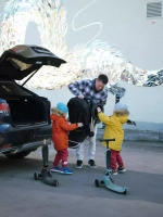 Коляска детская "FLEX GRAND" (3в1) RA073 Midnigt Black