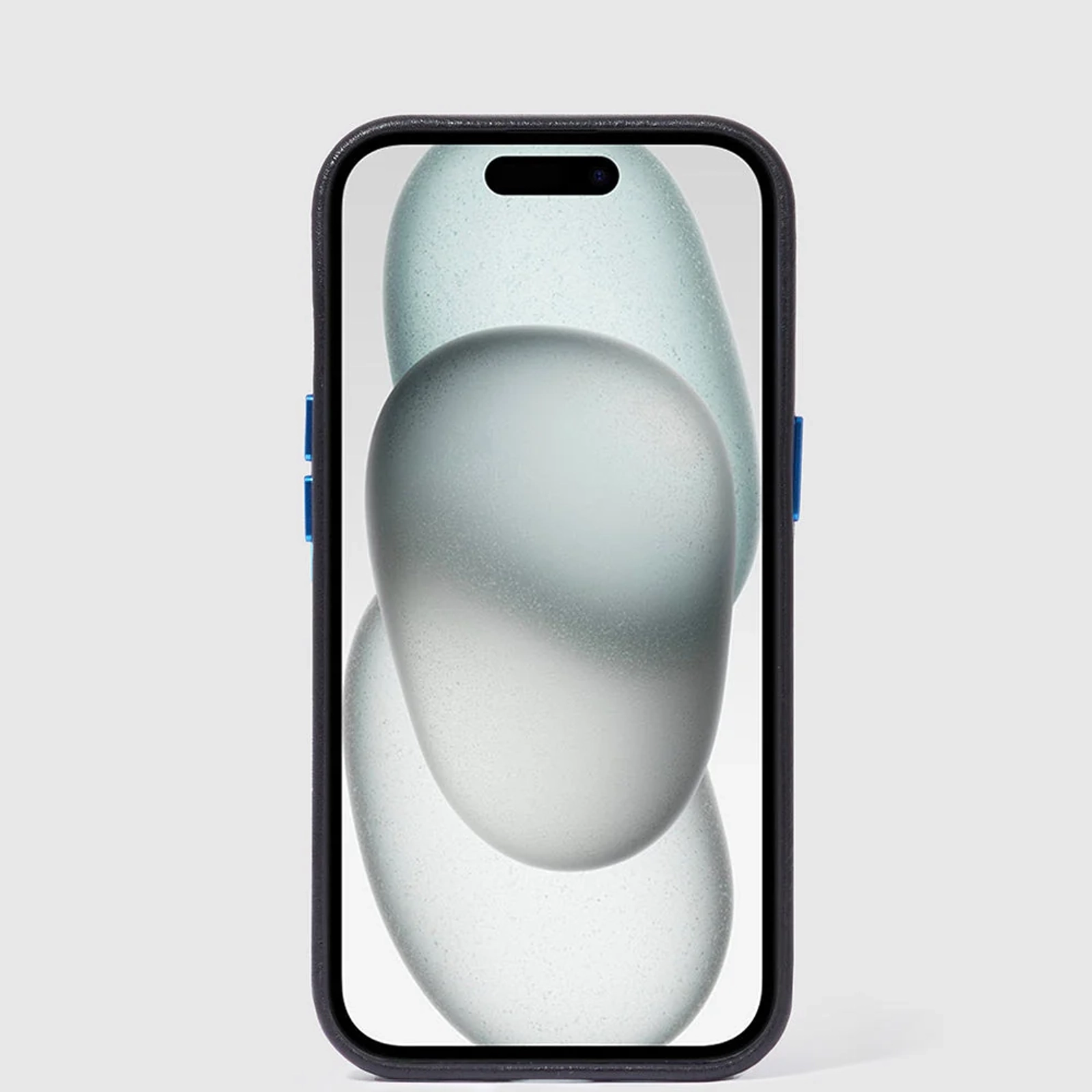 Чехол кож для iPhone 15 Plus Blue Square AC6439B2/Nero