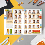 PSD-Шаблон фотокниги "Книги"