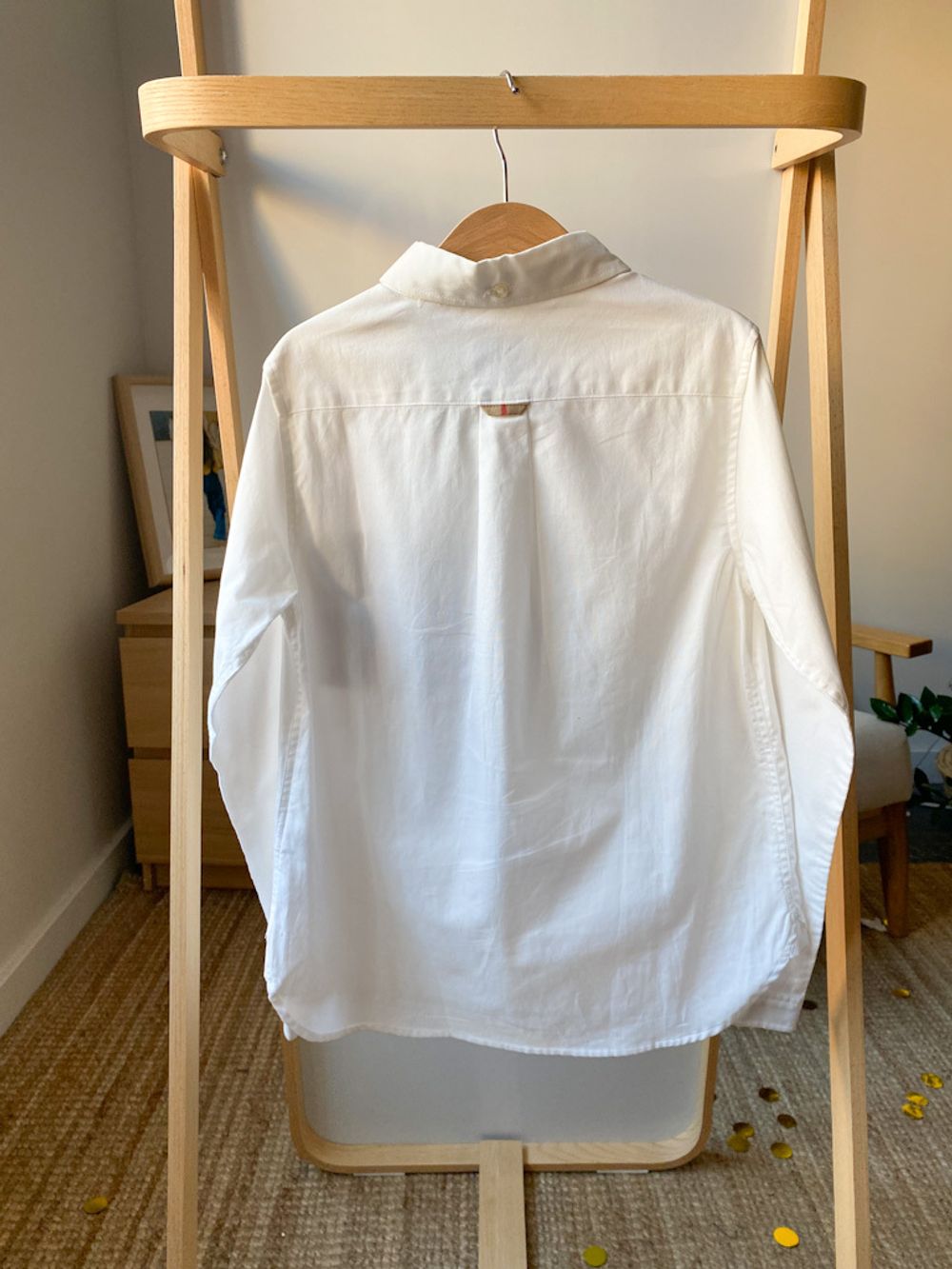 Новая хлопковая рубашка Burberry, 140