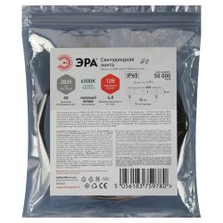 Светодиодная лента ЭРА LS2835-60LED-IP65-W-eco-5m холодный белый 1 год | Светодиодные ленты 12В 1 год