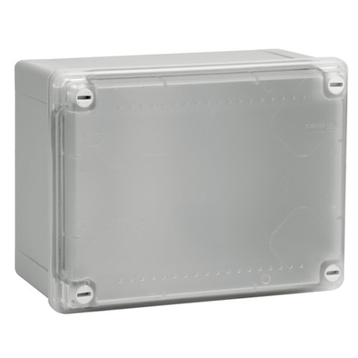 Коробка ответвит. с гладкими стенками и матовой крышкой, IP56,120х80х50мм
