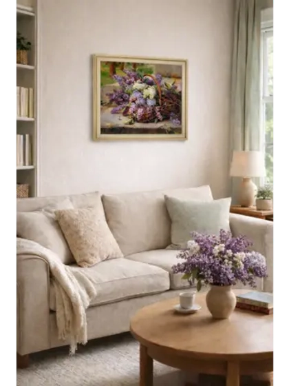 Картина на стену для гостиной в классическом стиле 68*58 см