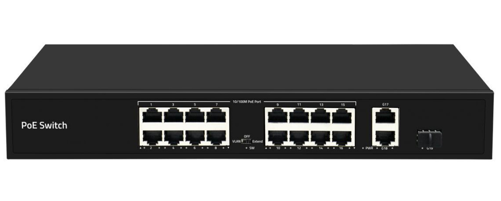 ST-NS016MB-GDF PoE коммутатор