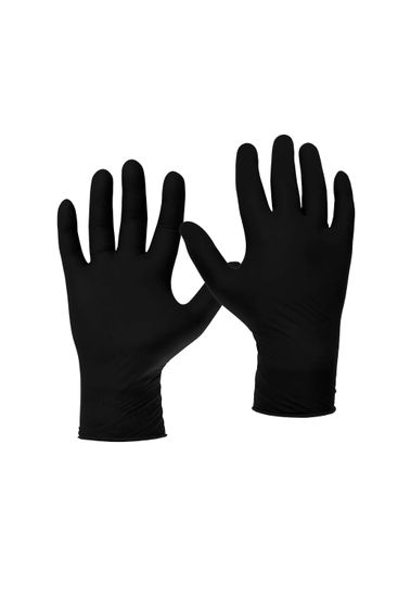 Перчатки нитриловые 'Jeta Safety' JSN8, цвет черный упаковка 50 пар