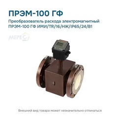 Преобразователь расхода электромагнитный ПРЭМ-100 ГФ ИМИ/TR/16/НЖ/IP65/24/B1