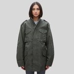 Куртка Alpha Industries M-65 Olive Green (Зеленый) и лайнер ALS/92 Vintage Khaki (Бежевый)
