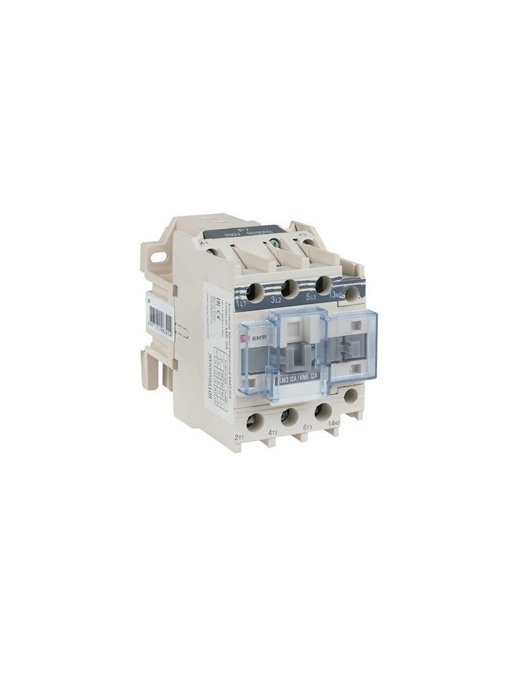 Контактор КМЭ 32А кат. 220В AC 1НЗ EKF ctr-s-32-220-nc