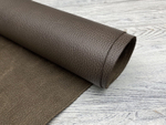 Натуральная кожа Luxury Tannery Moka оливкового цвета