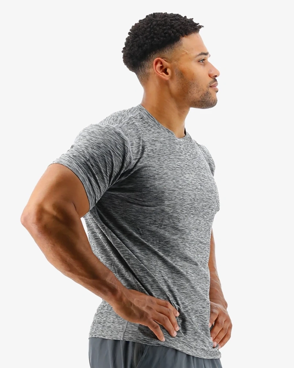 Футболка мужская TYR MEN'S AIRTEC TEE (Серая)