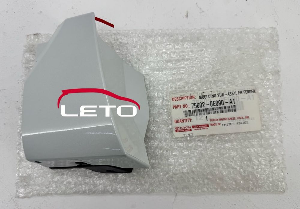 MOULDING SUB-ASSY, FR FENDER, LH 75602-0E090-A1 756020E090A1