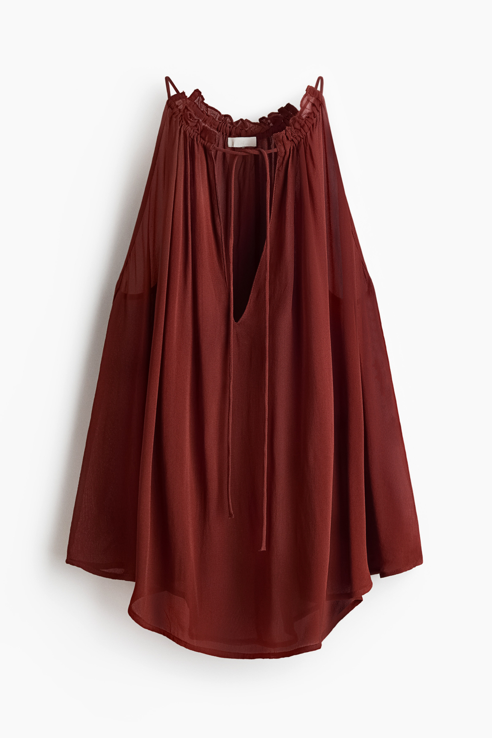 Оверсайз топ со стяжкой - H&M