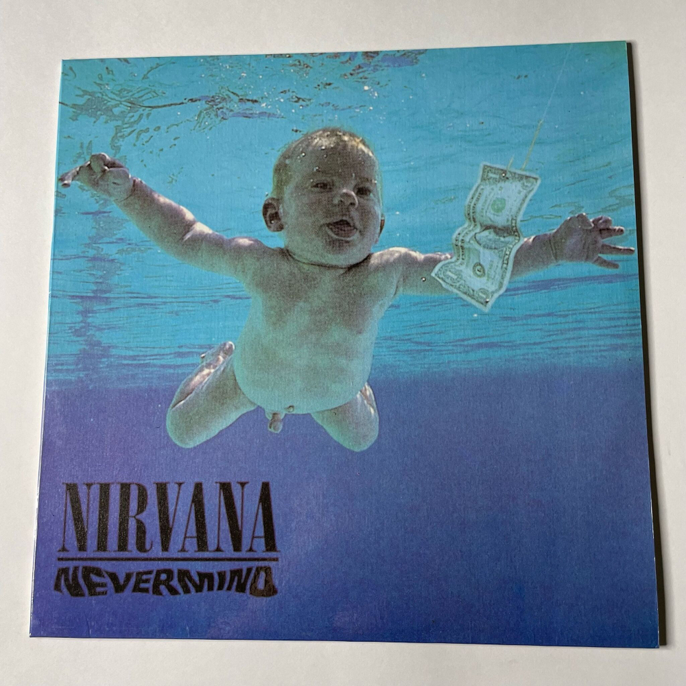 Винтажная виниловая пластинка LP Nirvana Nevermind (Россия 1992) Smells Like Teen Spirit