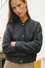 БОМБЕР ИЗ МЯГКОЙ ТКАНИ — ZARA