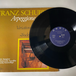 Винтажная виниловая пластинка LP Franz Schubert Шуберт Klaus Storck, Hans Martin Linde, Alfons Kontarsky, Arpeggione Sonate (Германия 1978)