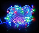 Гирлянда нить LED 140L (9м) Цветная (прозрачный шнур)