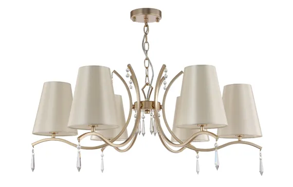 Подвесная люстра RENATA RENATA SP6 GOLD Crystal Lux