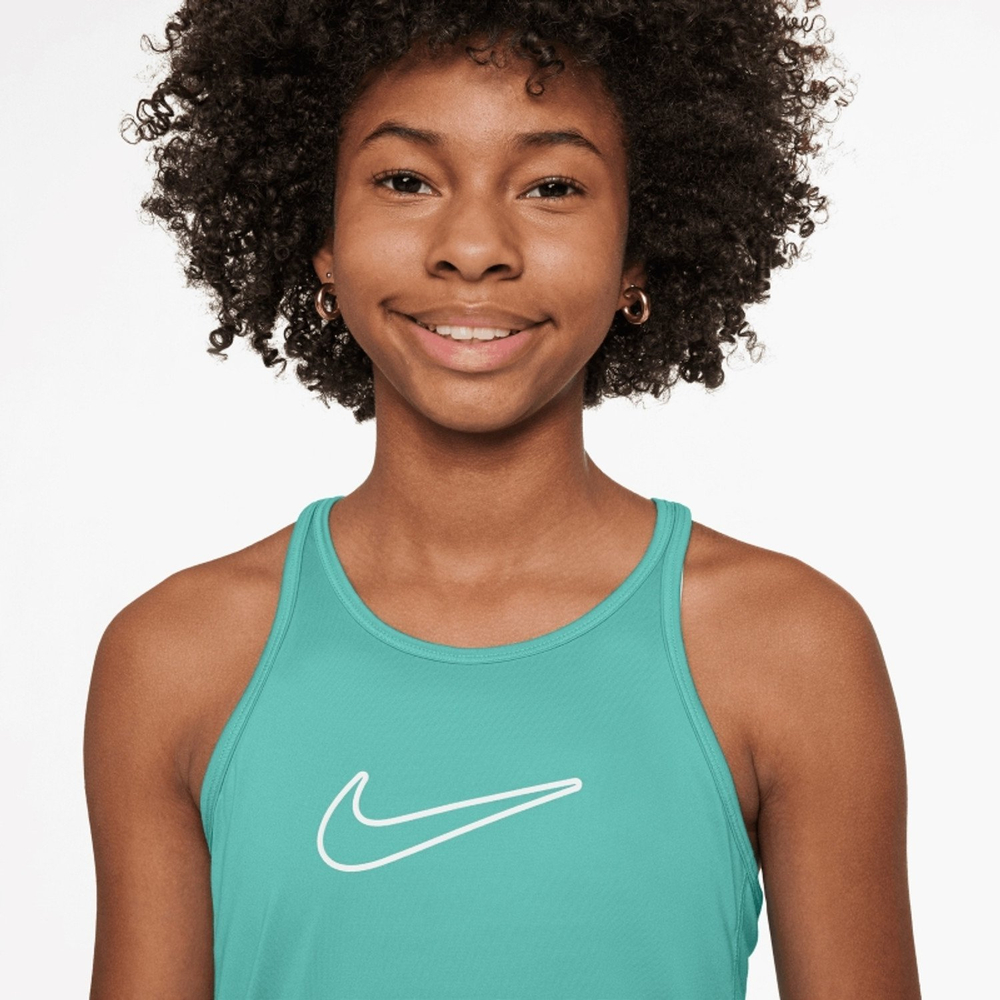 ОДЕЖДА ДЛЯ ТЕННИСА Девочки, Майка NIKE DRI FIT ONE .