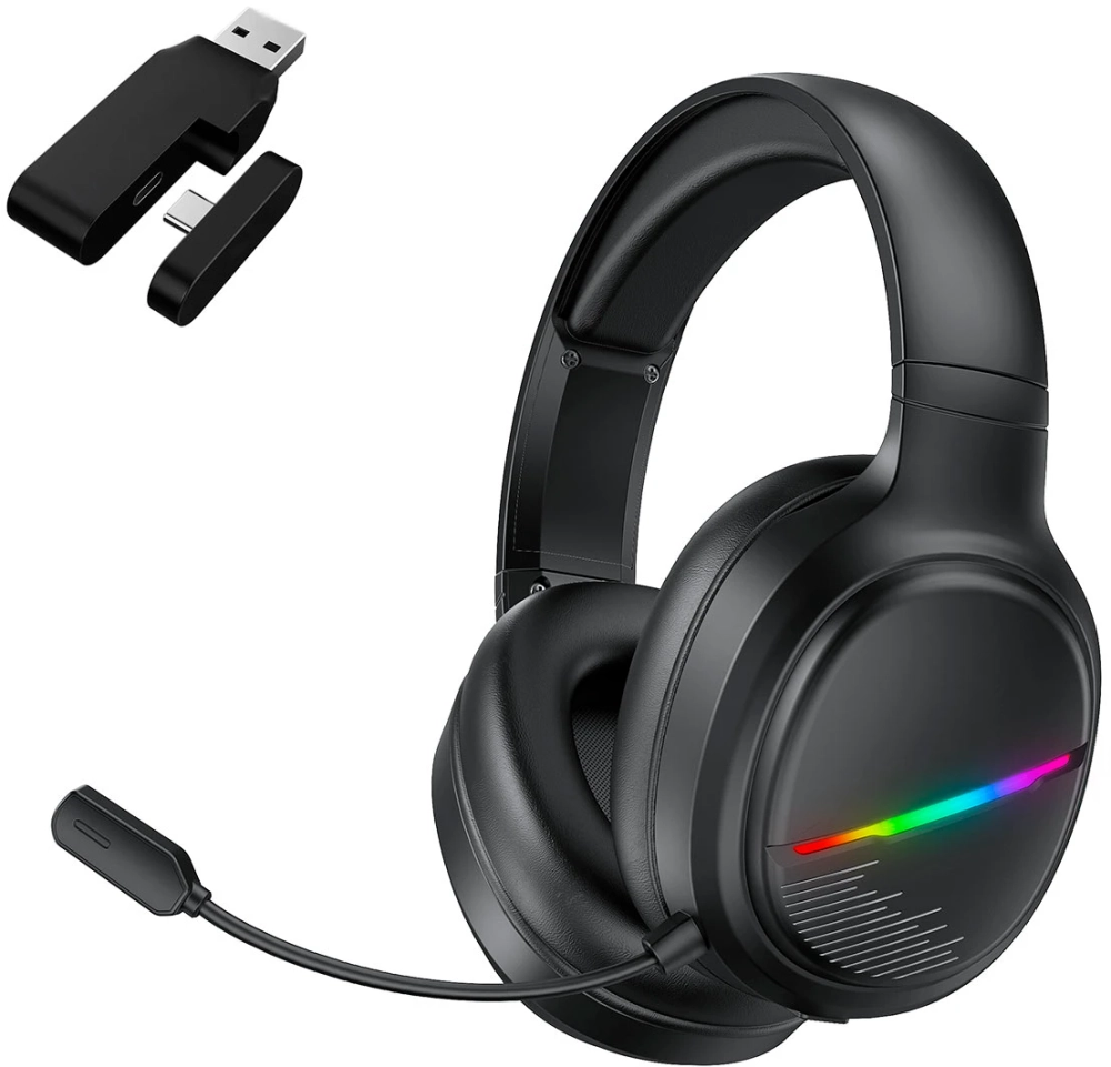 Ritmix RH-655W Black — беспроводная игровая гарнитура