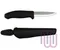 Нож Morakniv 711, углеродистая сталь, цвет черный/красный, 11481