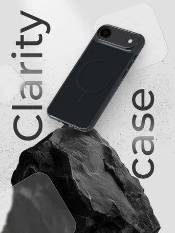 Чехол противоударный для iPhone 17 Air 6.6" Gurdini Clarity Case TPU Black
